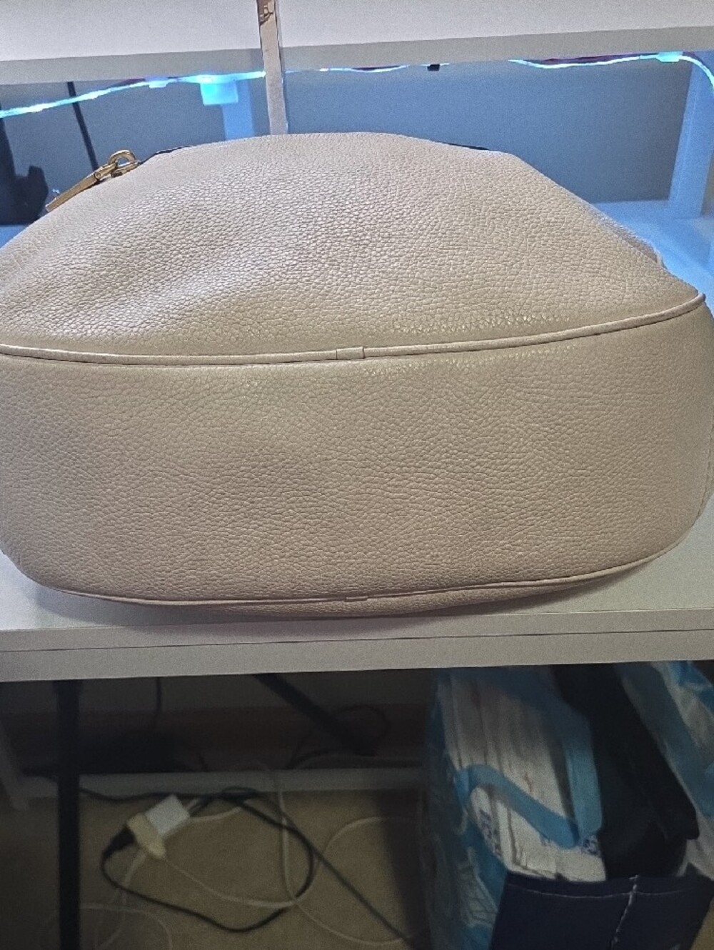 Coach Western Rivets/tea Rose Nomad Hobo Cream Leather - Picture 12 of 12